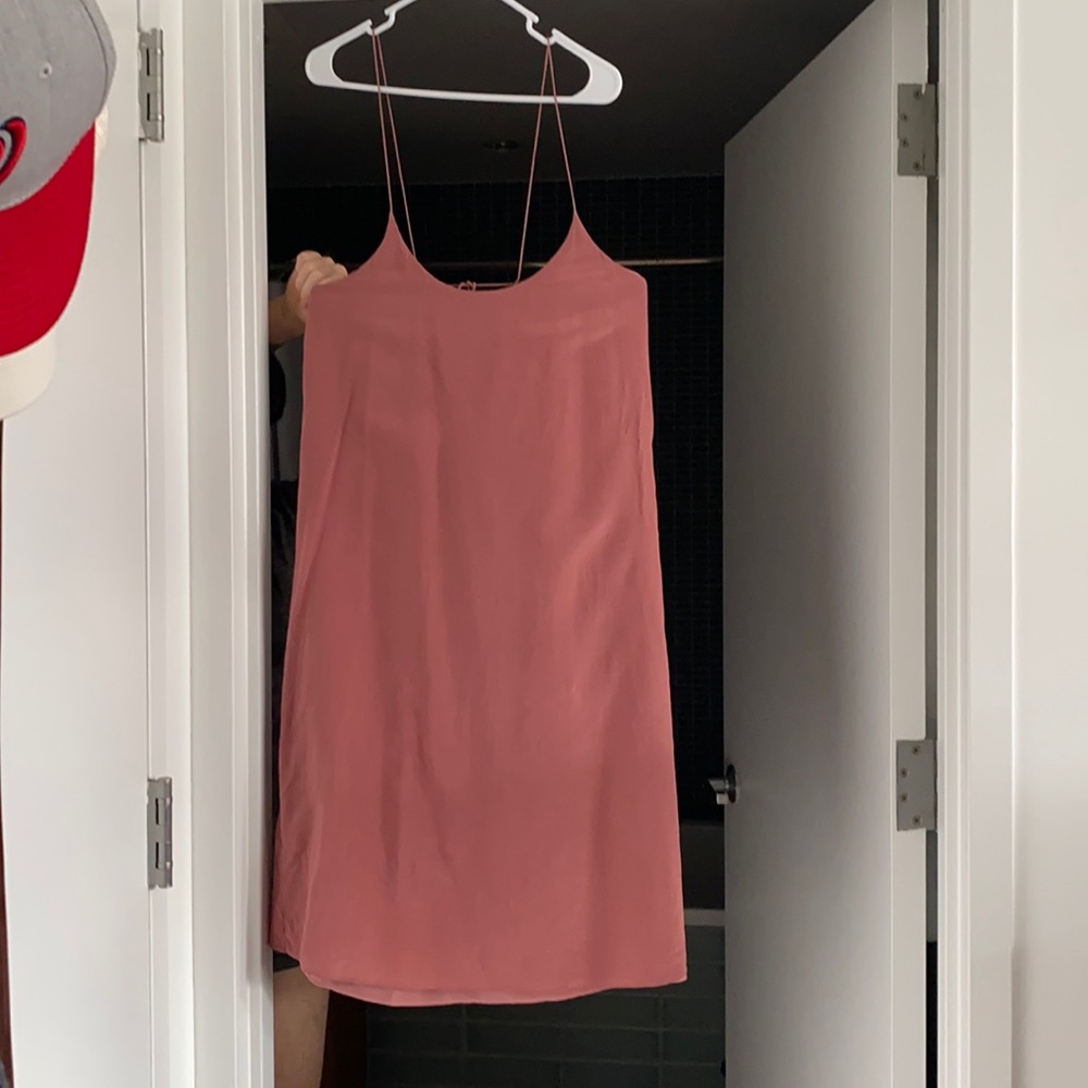 Madewell slip dress in pink